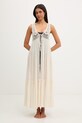 Twinset плажна рокля дамска бежов 261LM2NGG