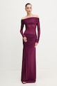 Aniye By sukienka z elastanem fioletowy 185166