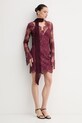 Aniye By šaty čipkované 185034 burgundské SS26
