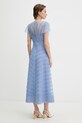 Одяг Luisa Spagnoli сукня бавовняна Prontezza 542922 блакитний