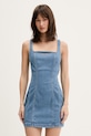 Guess Jeans haljina s lyocellom plava W6GK00.D7045