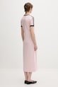 adidas Originals sukienka bawełniana z elastanem KC9014 różowy SS26