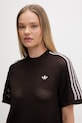 adidas Originals sukienka letnia ażurowa brązowy KE0203