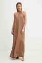 Fracomina sukienka casual brązowy FR26SD3016W41301