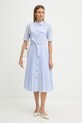 Fracomina sukienka FR26SD4003W697N8 niebieski SS26