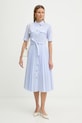 Fracomina sukienka FR26SD4003W697N8 niebieski SS26