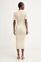 Odzież Fracomina sukienka bodycon z wiskozą FS26SD5001K564Q7 beżowy