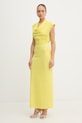 Fracomina sukienka FS26SD3003W62601 żółty SS26