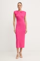 Fracomina obleka FS26SD2008W62601 roza SS26