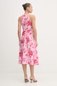 Одяг Fracomina літня сукня з додаванням льону FS26SD2012W622K9 рожевий
