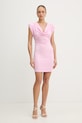 Fracomina šaty FS26SD1011W79801 ružová SS26