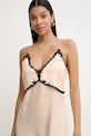Pinko sukienka bieliźniana beżowy 106894.A3AV