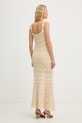 Pinko morská sukňová silueta šaty s bavlnou 106862.A3B8 béžová SS26