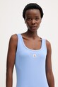 Calvin Klein Jeans rochie din bumbac cu elastan albastru LV047F257G