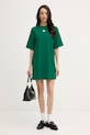 Calvin Klein Jeans рокля от памук LV047F228G зелен SS26