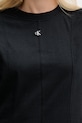 Calvin Klein Jeans šaty bavlnené LV047F229G čierna