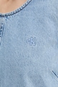 Calvin Klein Jeans obleka denim LV047F499G modra