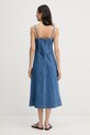 Oblačila Calvin Klein Jeans poletna obleka iz denima LV047F748G modra