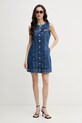 Calvin Klein Jeans obleka denim LV047F761G modra SS26