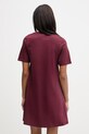 Odzież Marc O'Polo sukienka bawełniana 5000008224 bordowy
