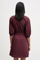 Odzież Marc O'Polo sukienka z bawełną 5000008225 bordowy