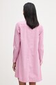 Oblačila Marc O'Polo srajčna obleka z lyocellom 5000008249 roza