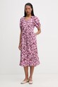 Marc O'Polo sukienka z wiskozą 5000008258 różowy SS26