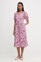 Marc O'Polo sukienka z wiskozą 5000008258 różowy SS26