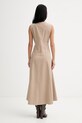 Oblačila Marc O'Polo obleka A-kroja z dodatkom lanu 5000013229 bež