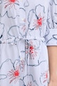 Tommy Hilfiger košeľové šaty bavlnené SUMMER WW0WW49645 modrá
