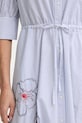 Tommy Hilfiger košeľové šaty bavlnené SUMMER WW0WW50546 modrá