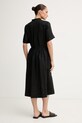 Îmbrăcăminte Tommy Hilfiger rochie de vară din in WW0WW49633 negru