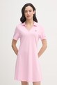 Tommy Hilfiger haljina od pamuka s elastanom roza WW0WW48749