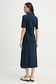 Odzież Tommy Hilfiger sukienka bawełniana WW0WW48776 granatowy