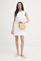 Tommy Hilfiger ljetna haljina od pamuka WW0WW48584 bijela SS26