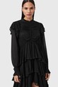 Odzież AllSaints sukienka LEILA W111DE czarny