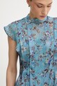 AllSaints sukienka FLEUR W115DE niebieski