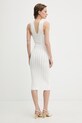 Odzież Elisabetta Franchi sukienka z wiskozy AM36B62E2 biały