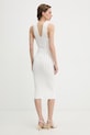 Oblečenie Elisabetta Franchi šaty z viskózy AM36B62E2 biela