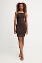 Guess šaty JEN W6GKAA.Z0783 hnedá SS26