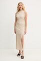 Guess sukienka NEW LIZA beżowy W6GKAS.K4219