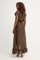 Oblečenie Guess šaty s lyocellom MAELYS W6GK87.W2111 hnedá