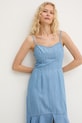 Guess sukienka letnia jeansowa MARINA niebieski W6GK89.D0908