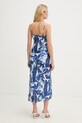 Oblečení Guess šaty ve stylu spodničky s viskózou AKILINA W6GK94.W2266 modrá