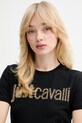 Just Cavalli sukienka czarny 80PAOE21.CJ112