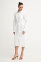 Patrizia Pepe sukienka z lyocellu 2A3014.D9A0 biały SS26
