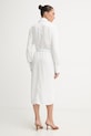 Odzież Patrizia Pepe sukienka z lyocellu 2A3014.D9A0 biały
