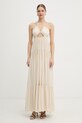 Patrizia Pepe sukienka letnia beżowy 2A3065.A772