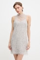 Patrizia Pepe sukienka srebrny 2A3068.A747
