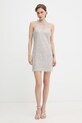 Patrizia Pepe sukienka 2A3068.A747 srebrny SS26